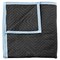 Sure-Max 12 Heavy-Duty Moving & Packing Blankets - Ultra Thick Pro - 80" x 72" (65 lb/dz weight) - Professional Quilted Shipping Furniture Pads Black